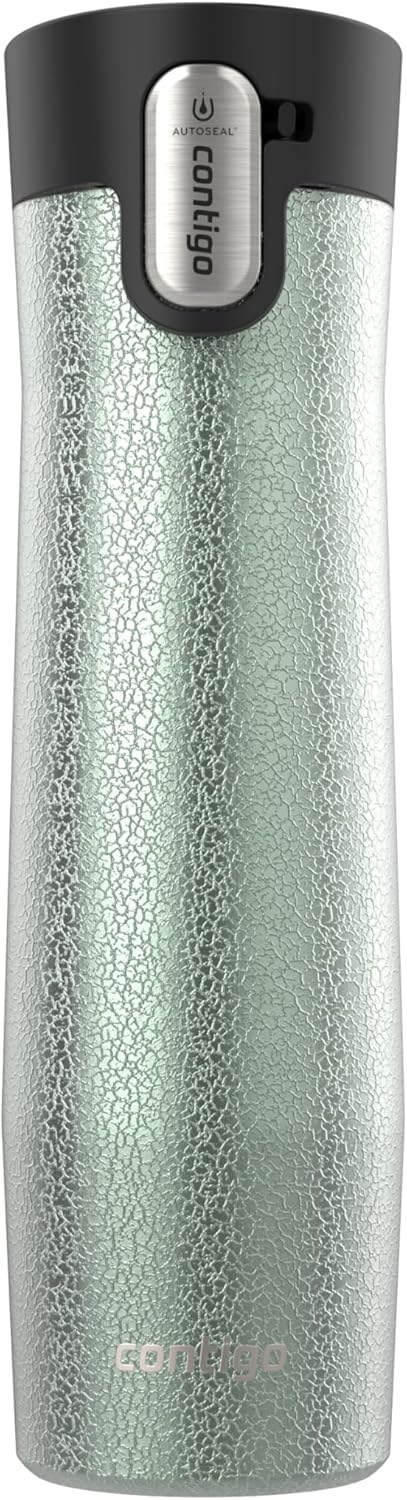 Contigo AUTOSEAL West Loop Vacuum-Insulated Stainless Steel Travel Mug with Easy-Clean Lid 12 oz Blueberry