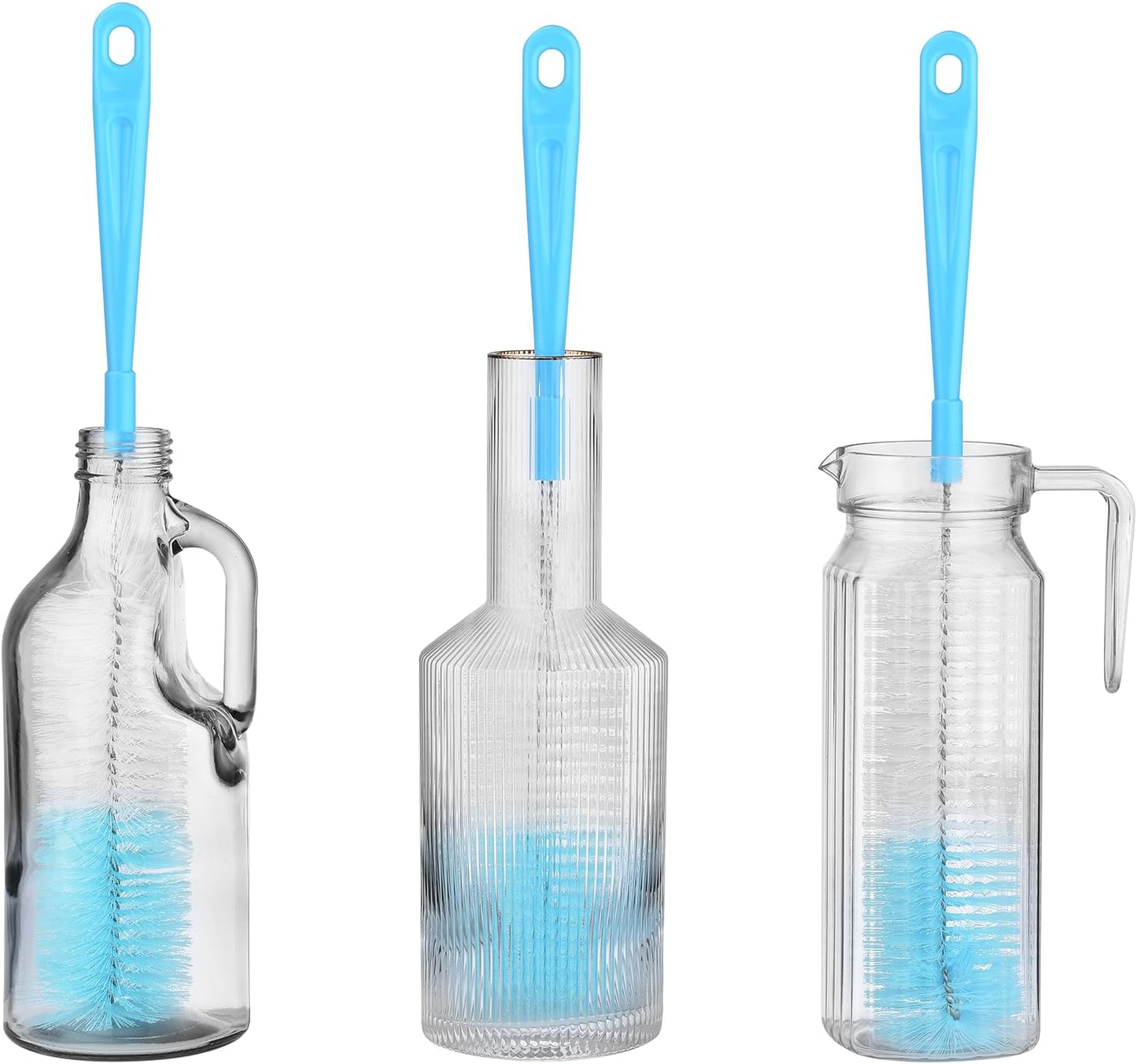 ALINK 17 inch Extra Long Bottle Cleaning Brush Cleaner for Washing Narrow Neck Beer/Wine/Thermos, Brewing Bottles, Hummingbird Feeder