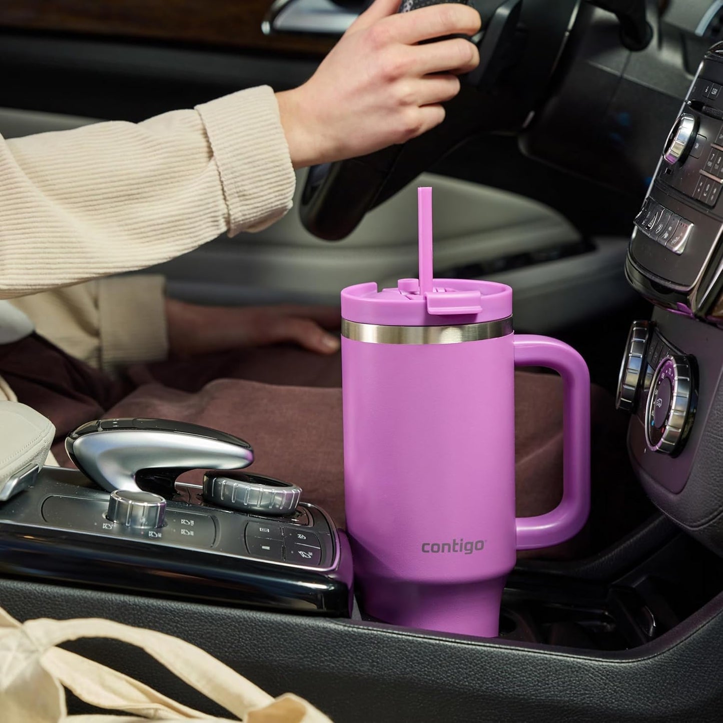 Contigo Streeterville 40oz Tumbler, Stainless Steel Vacuum Insulated, Leak-Proof, Cold for 29 Hours, Reef