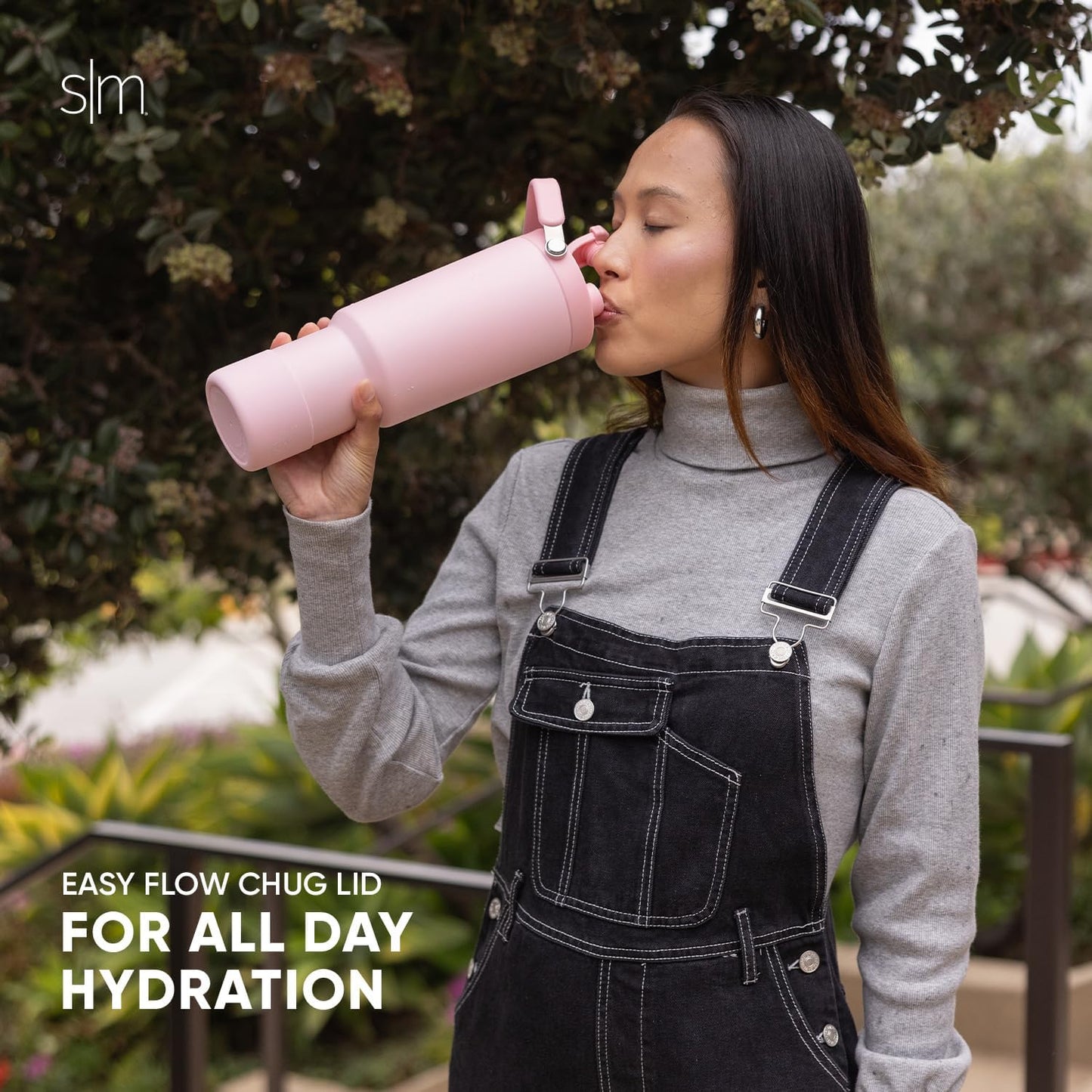 Simple Modern Trek Pivot | 40oz Flip Straw Tumbler with Handle | Water Bottle & Boot | Interchangeable Straw & Chug Lids | Insulated Stainless Steel Jug | Gym Sports Outdoors | Forest - Colors A