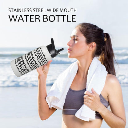 32 oz Pickleball Insulated Water Bottle with Straw - Pickleball Gym Hiking Sports Coffee Mug | Perfect Pickleball Gifts for Women, Pickleball Decor Accessories