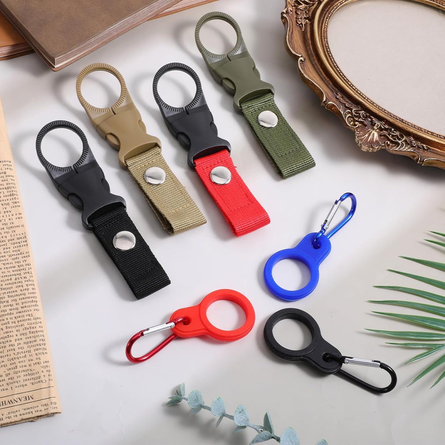 7 Pcs Water Bottle Holder Hanging Bottles Buckle Clip
