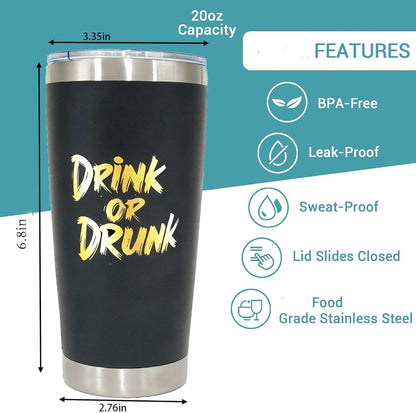 Fathers Day Gift for Dad Funny Coffee Tumbler Gifts for Father “ If Dad Can't Fix It We're All Screwed"20OZ Stainless Steel Tumbler with Magnetic Slider Lid Gifts for Men from Daughter, Son, Kids.