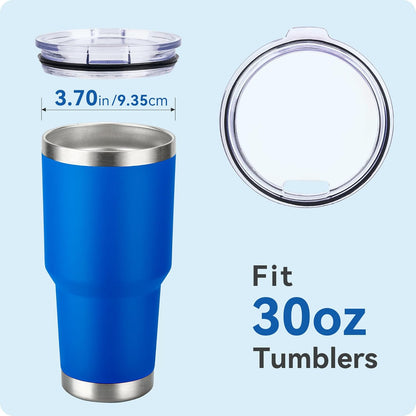 2 Pack 20 ozTumbler Lid for Yeti Rambler,Old Style Rtic and More Travel Mugs, Splash Proof Replacement Lid for 3.2" Inner Diameter Tumblers