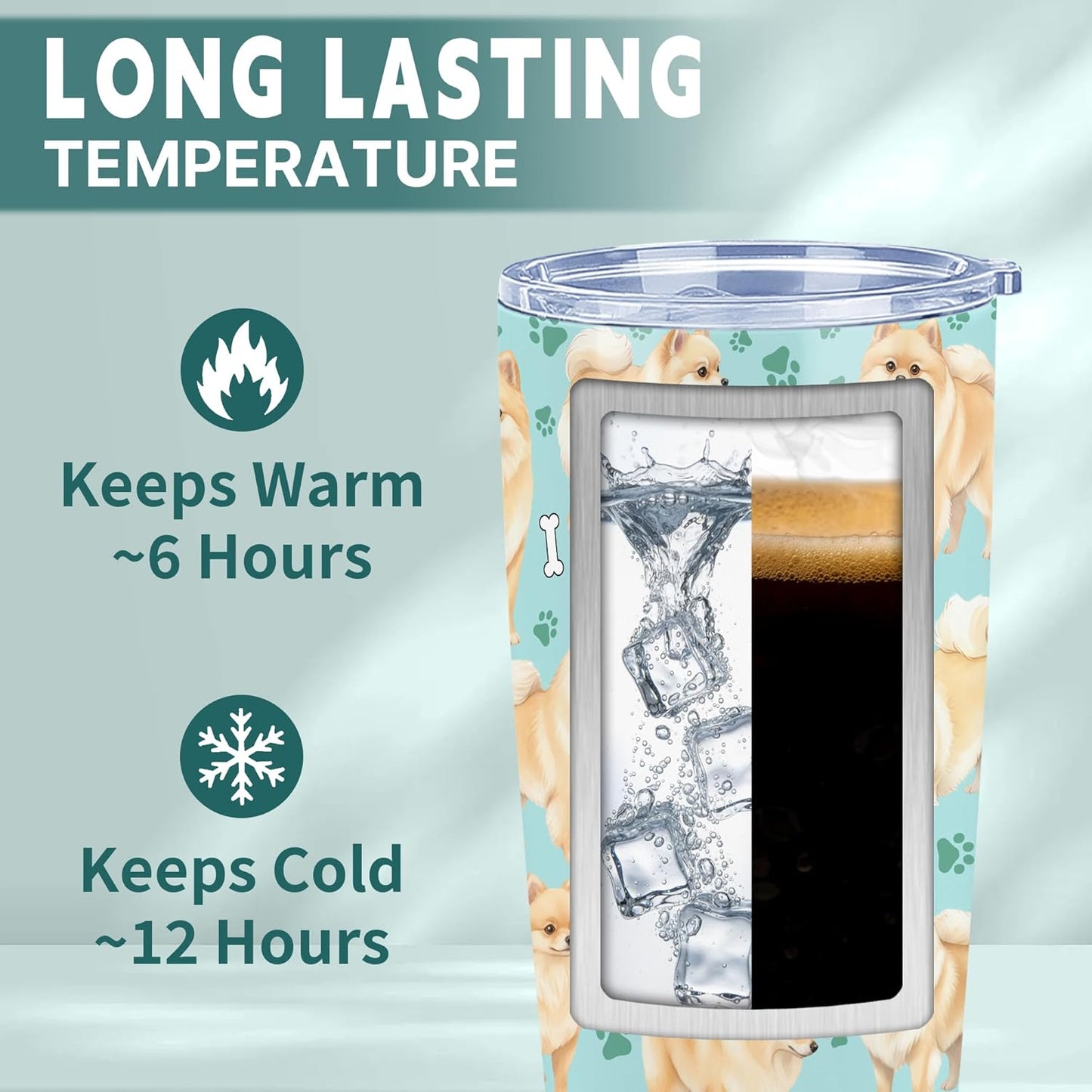 Beagle Gifts for Women Men, 40oz Stainless Steel Insulated Tumbler Travel Cup Mug, Funny and Unique Beagle Gifts for Dog Lover - Colors B