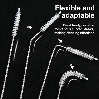 Straw Cleaner Brushes Sets, 8inch Different Diameters 10 Pieces, for Sippy Cup, Tumbler, Water Bottle, Drinking Straw