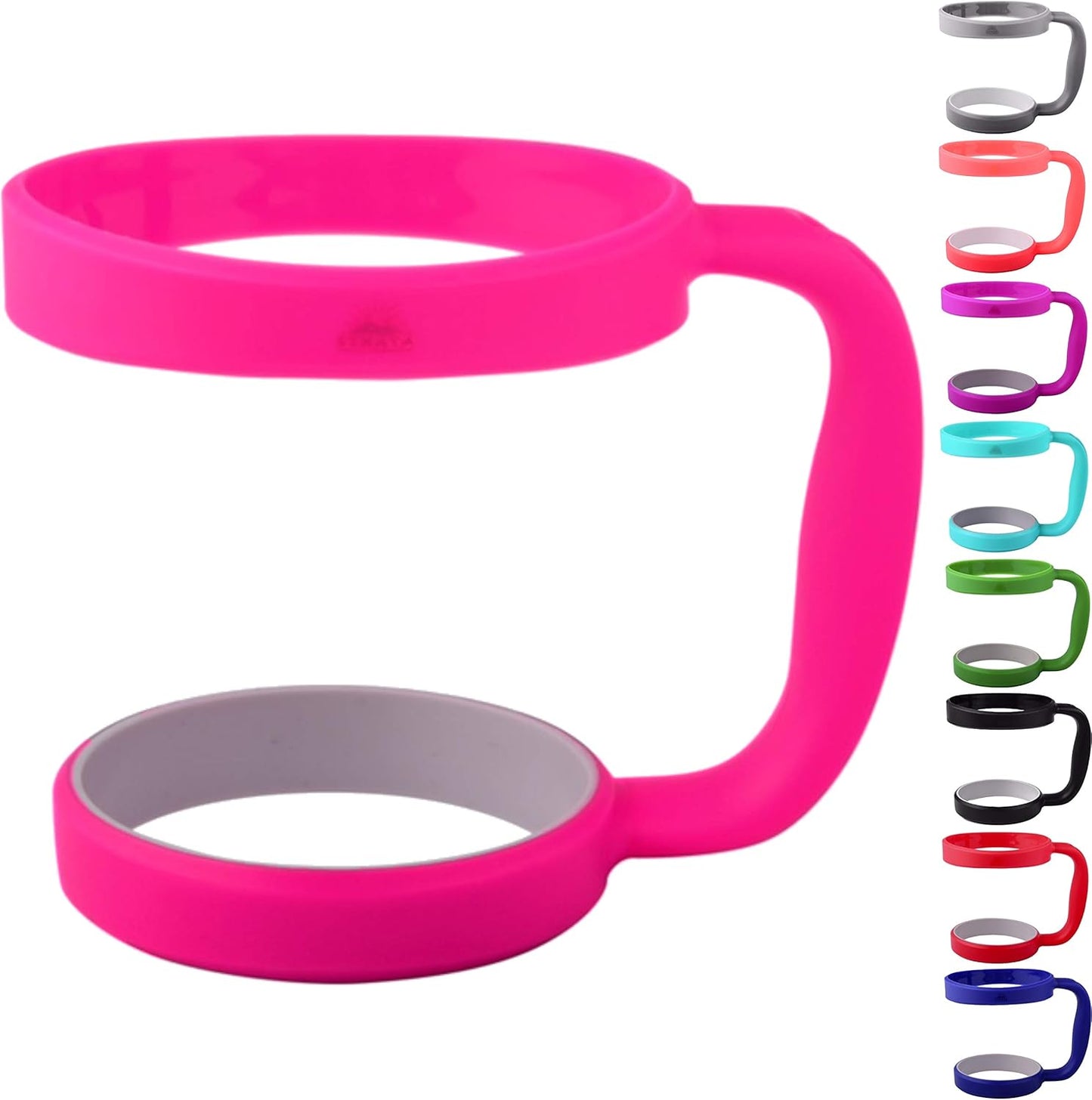 STRATA CUPS 30 oz Tumbler Handle - Available For 30 oz YETI Tumbler, OZARK TRAIL, Rambler Tumbler- BPA free (Black)