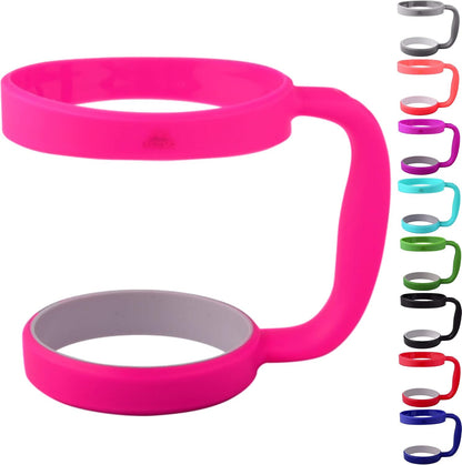 STRATA CUPS 30 oz Tumbler Handle - Available For 30 oz YETI Tumbler, OZARK TRAIL, Rambler Tumbler- BPA free (Black)
