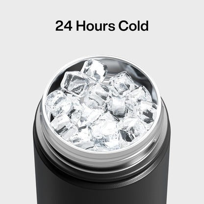 ENCOOL Insulated Water Bottle with Straw Stainless Steel Water Bottle, Leak-Proof, BPA-Free, Double Wall Vacuum Keeps Cold for 24 Hours for Sports, Travel, School (26 oz, Cotton Candy) - Colors C