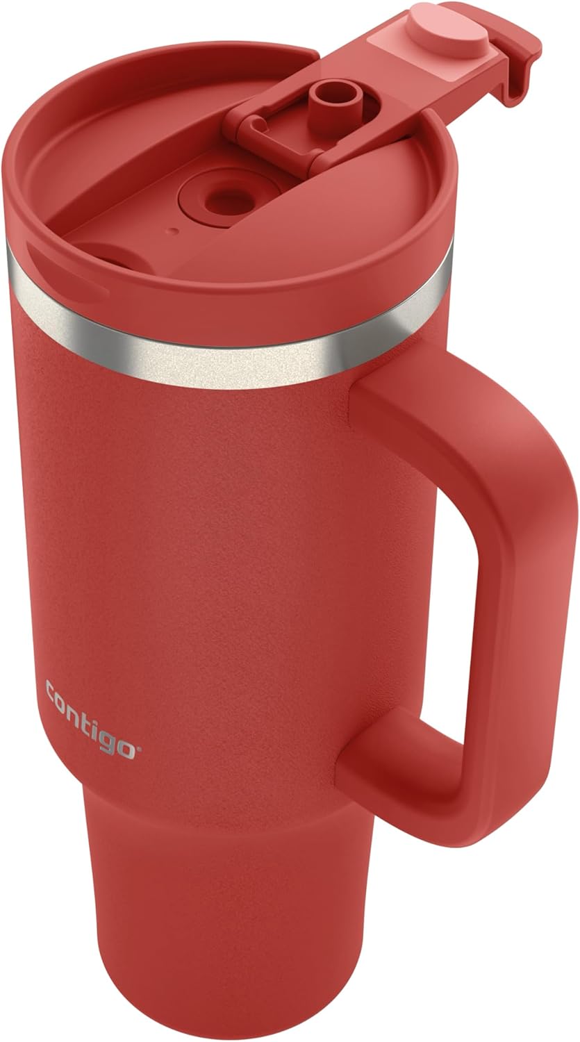 Contigo Streeterville 40oz Tumbler, Stainless Steel Vacuum Insulated, Leak-Proof, Cold for 29 Hours, Reef