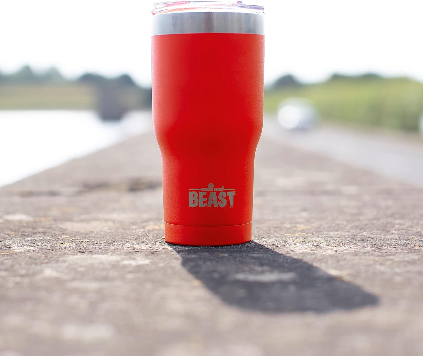 Beast 10 oz Tumbler Stainless Steel Vacuum Insulated Coffee Ice Cup Double Wall Travel Flask (Arctic White)
