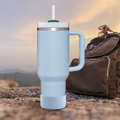 WUQID Water Bottle Boot, Diamond Silicone Boot Compatible with Stanleyy Tumbler 20-40oz & Hydroo Flask Bottle 12oz-24oz, Reduces Dents Sleeve Cover for More Bottles/Tumblers Bottom of 2.83-2.95in