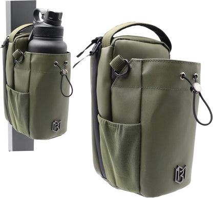Magnetic Gym Bag for Men and Women – Sling Bottle with Magnetic Attachment | Water Bottle Holder, Gym Pouch, Crossbody Bag for Travel, Sports, Work, Fitness