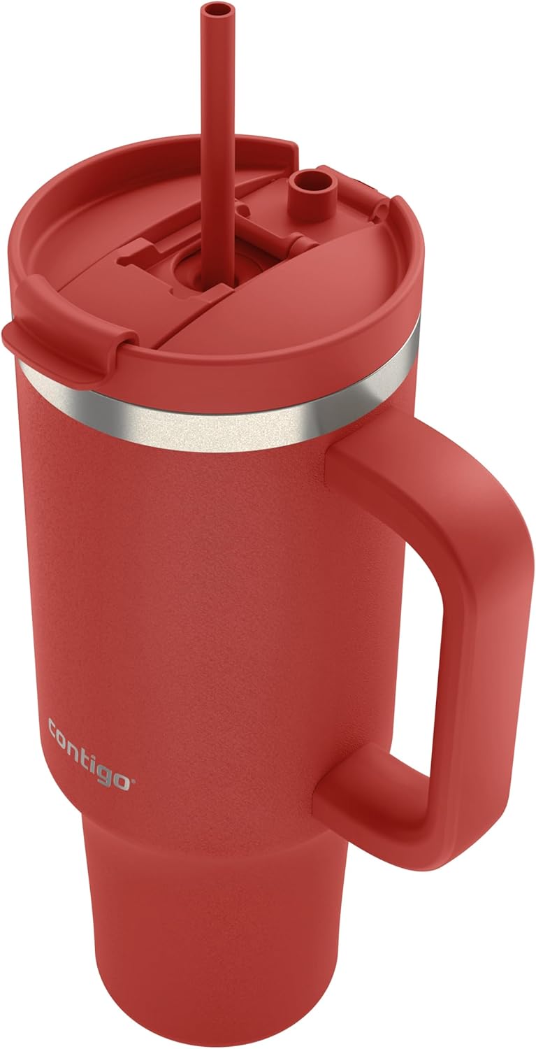Contigo Streeterville 40oz Tumbler, Stainless Steel Vacuum Insulated, Leak-Proof, Cold for 29 Hours, Reef