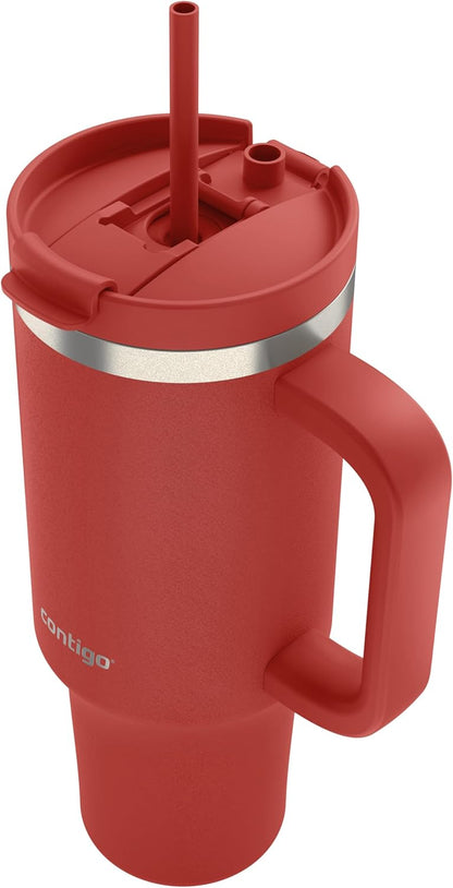 Contigo Streeterville 40oz Tumbler, Stainless Steel Vacuum Insulated, Leak-Proof, Cold for 29 Hours, Reef