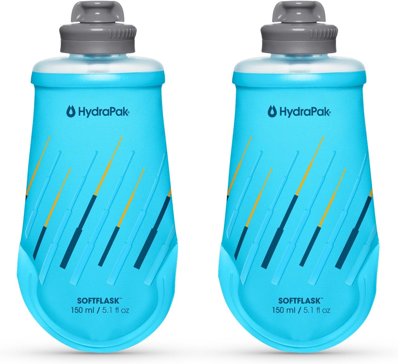 HydraPak SoftFlask - Collapsible Nutrition Flask (150ml or 250ml) - BPA Free, Easy Open Cap, Foldable, Lightweight