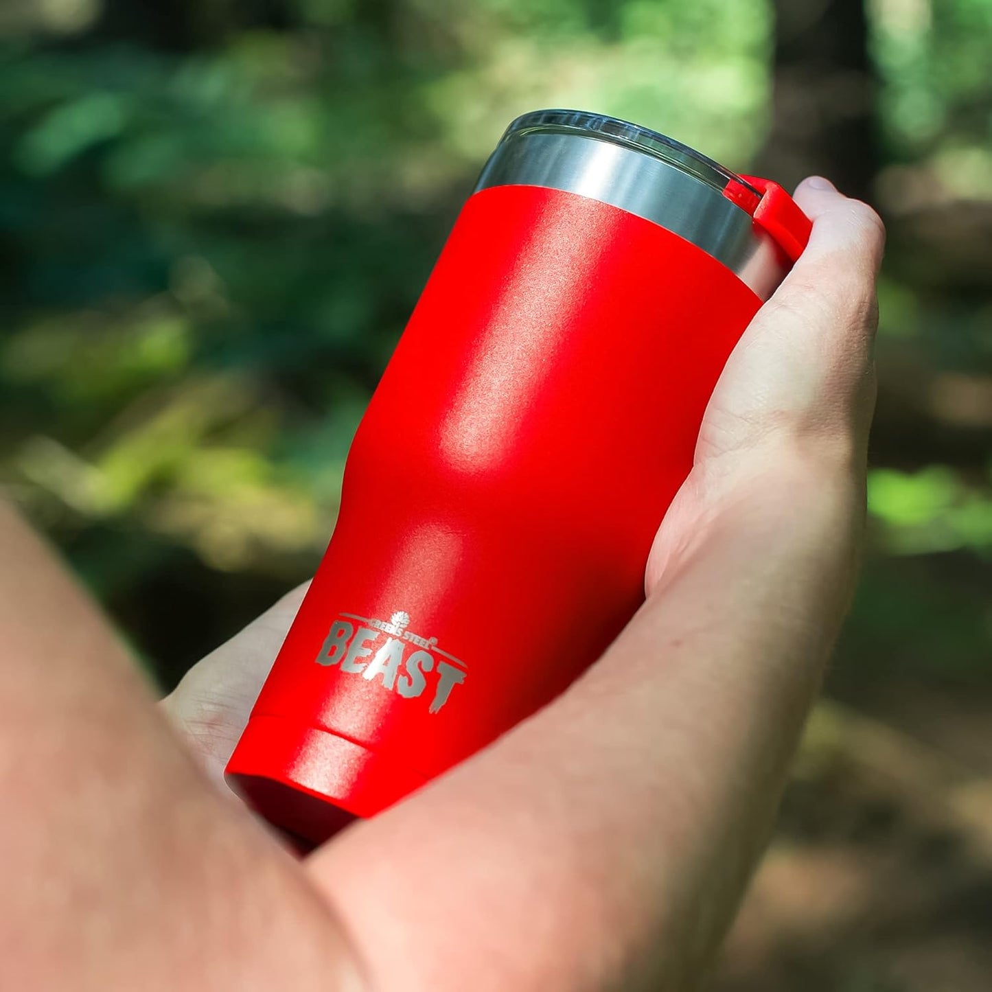 Beast 10 oz Tumbler Stainless Steel Vacuum Insulated Coffee Ice Cup Double Wall Travel Flask (Arctic White)