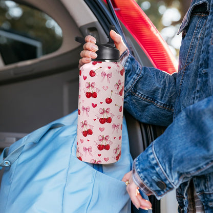 32 oz Pickleball Insulated Water Bottle with Straw - Pickleball Gym Hiking Sports Coffee Mug | Perfect Pickleball Gifts for Women, Pickleball Decor Accessories