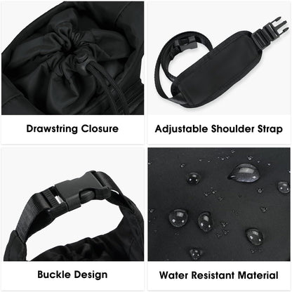 Ceneda Water Bottle Carrier Bag with Phone Pocket 32oz 40oz Tumbler Insulated Water Bottle Holder with Adjustable Shoulder Strap Carrier Sling Bag (Purple)