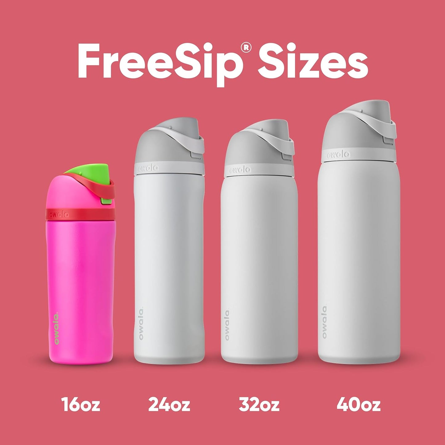 Owala FreeSip Insulated Stainless Steel Water Bottle with Straw, BPA-Free Sports Water Bottle, Great for Travel, 32 Oz, Denim