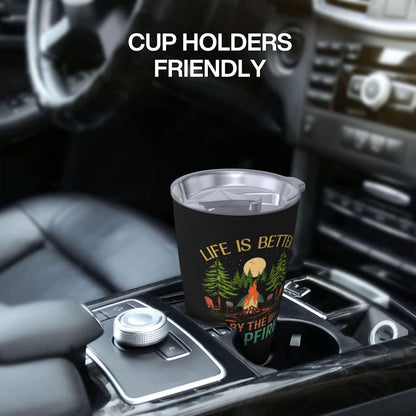 Camping Gifts for Men Women, Best Camp Coffee Mugs, Happy Camper Travel Mug, 20oz Coffee Tumbler, Camping Cup for Women Men