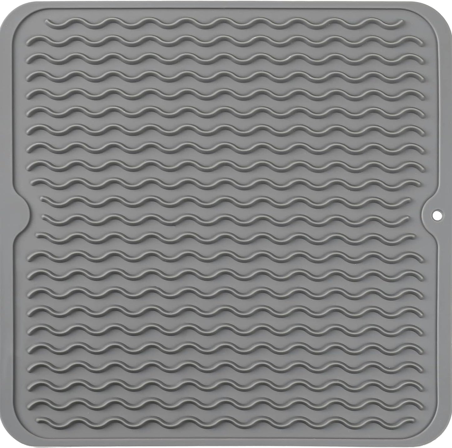 MicoYang Silicone Dish Drying Mat for Multiple Usage,Easy clean,Eco-friendly,Heat-resistant Silicone Mat for Kitchen Counter,Sink,Bar,Bottle,or Cup Green M 17 inches x 6 inches