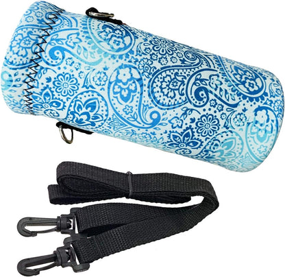 AUPET Water Bottle Bag Carrier,24oz/32oz Insulated Neoprene bottle Sling Holder Case Pouch Cover for 1000ML/750ML Bottles with Shoulder Strap for walking