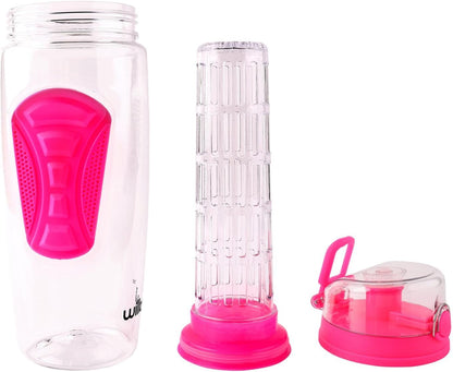 Fruit Infuser Water Bottle 32oz- Durable, Large - BPA Free Tritan, Flip Lid, Leak Proof Design - Sports, Camping