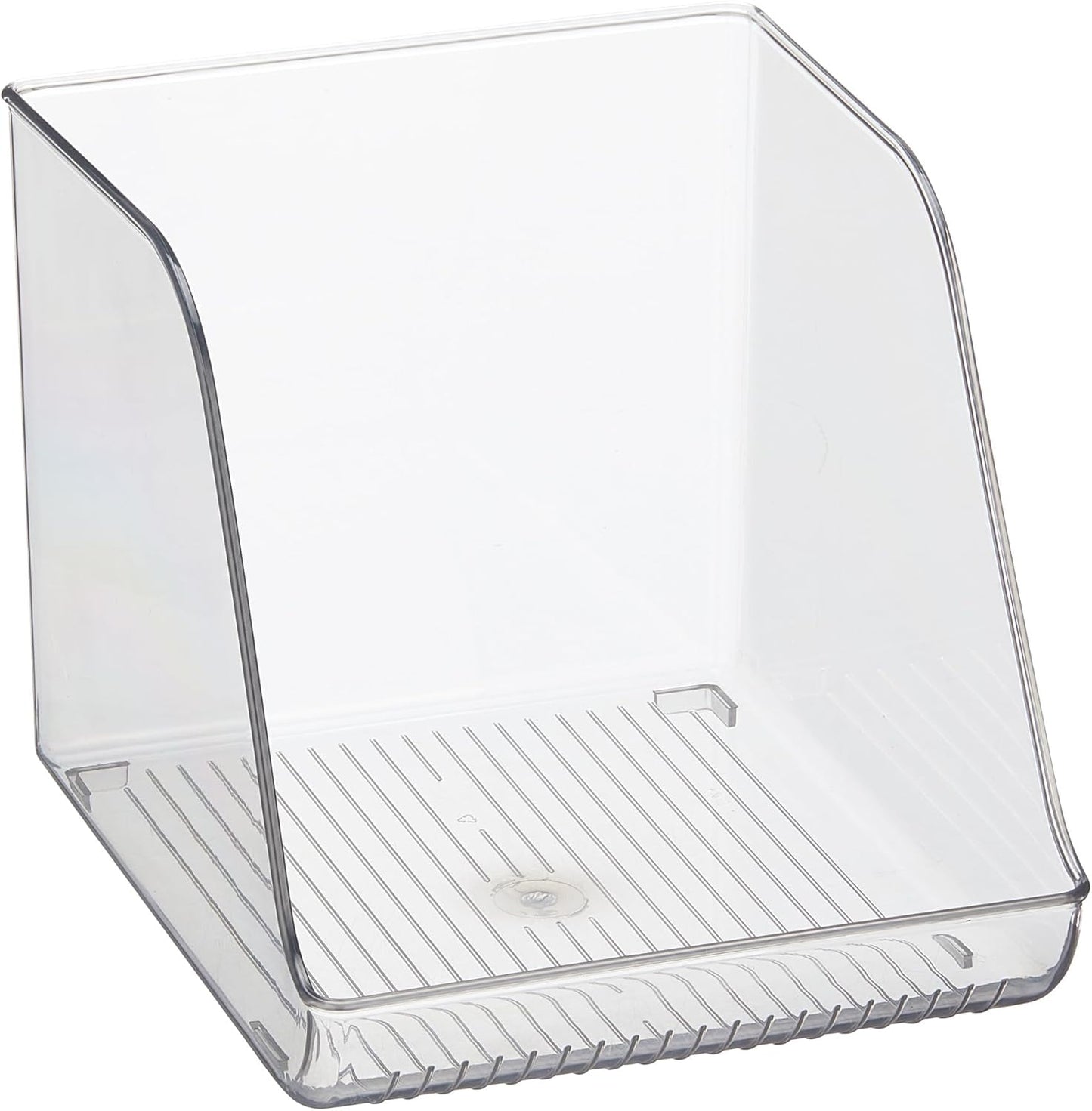 iDesign Water Bottle Organizer for Fridge or Pantry - Clear - Made in USA