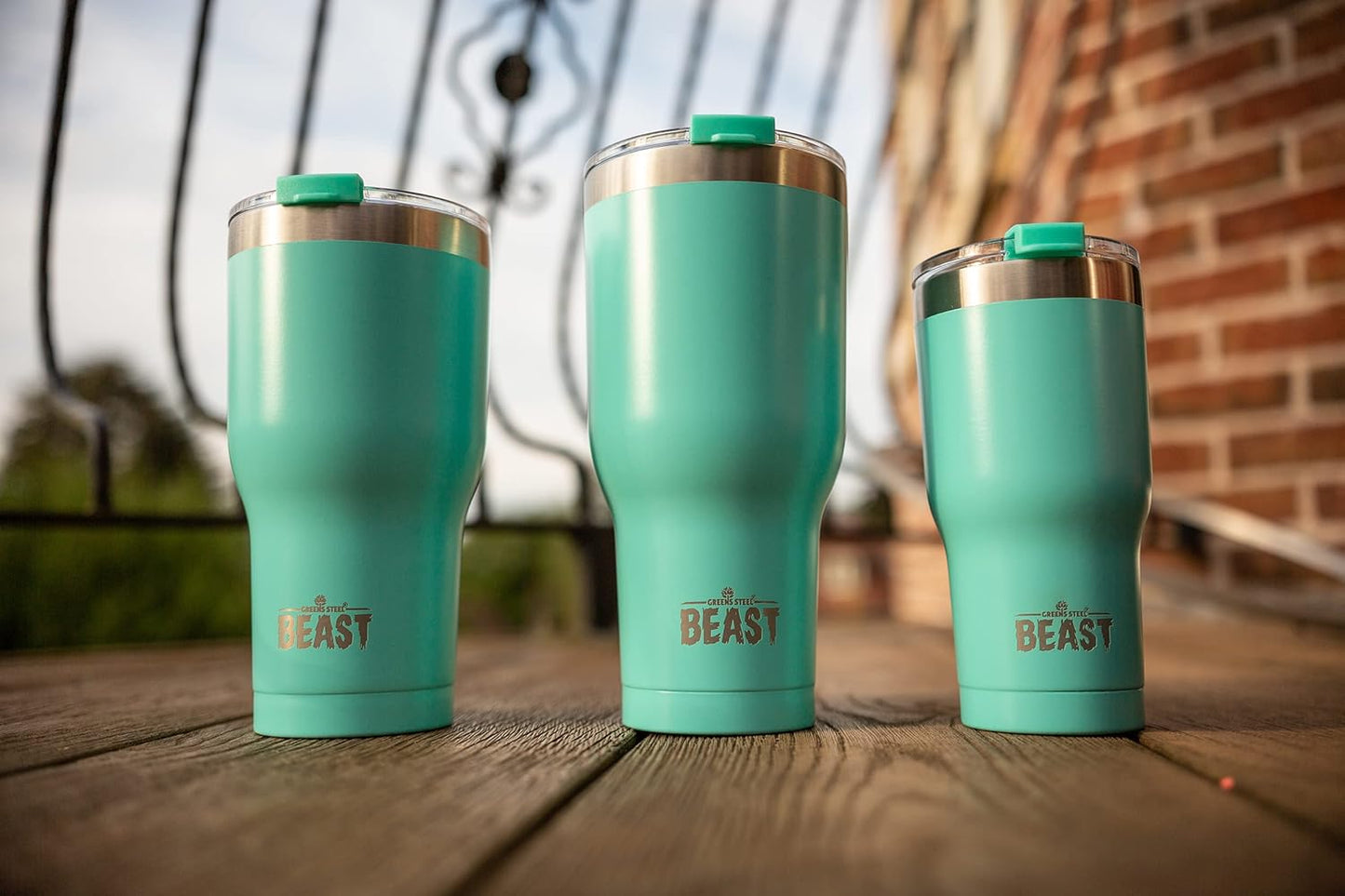 Beast 10 oz Tumbler Stainless Steel Vacuum Insulated Coffee Ice Cup Double Wall Travel Flask (Arctic White)