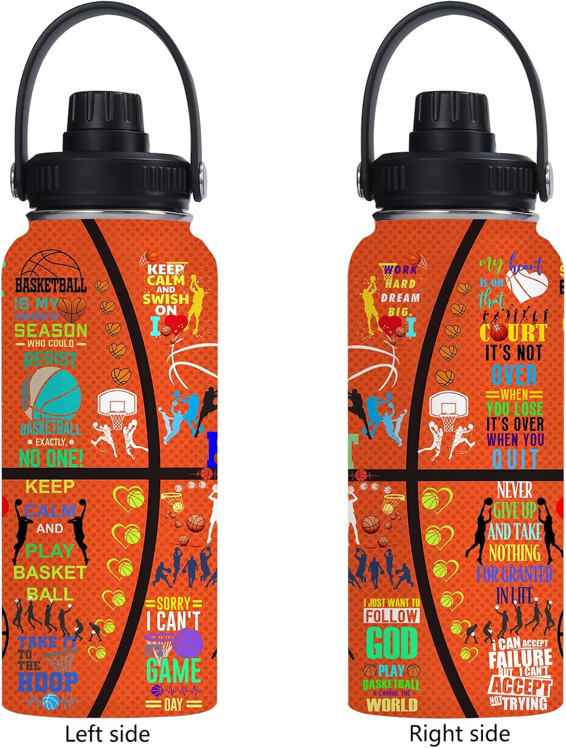 Pickleball Water Bottle 32oz Stainless Steel Insulated Vaccum with Lid, Pickleball Gifts for Pickleball Players, Pickleball Lovers, Women Girls Ladies