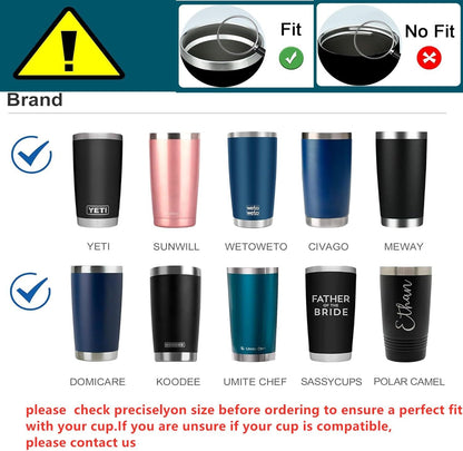 Tumbler Lids Spillproof 20 Oz,2 Replacement Lids for 20 oz YETI Rambler,BPA Free & Straw Friendly,Spill-proof Lid,Covers for 20 Ounce Tumbler Cup(20 oz, Black)