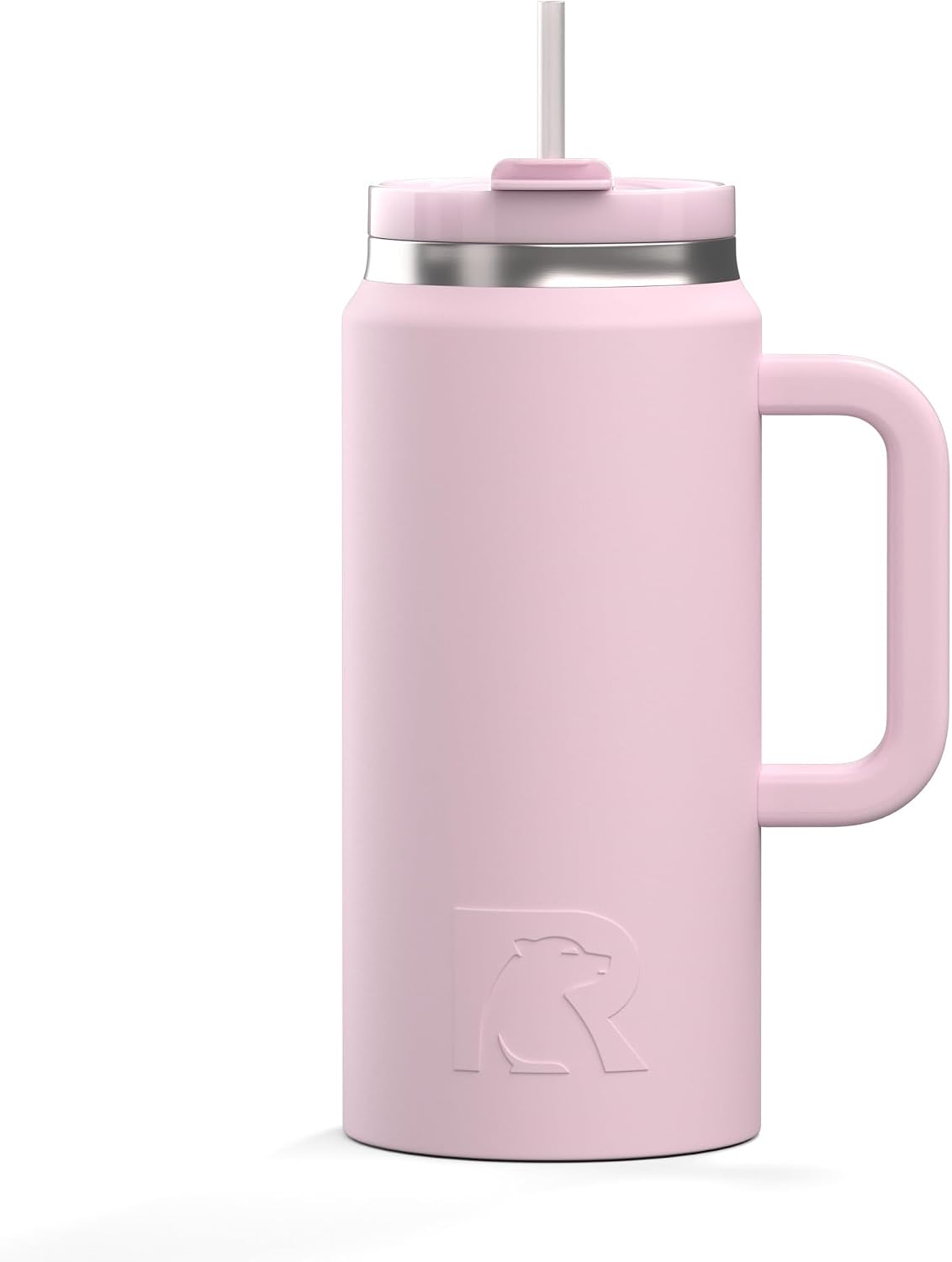 64oz Road Trip Tumbler, Insulated, Ceramic Lined, Cool Grey