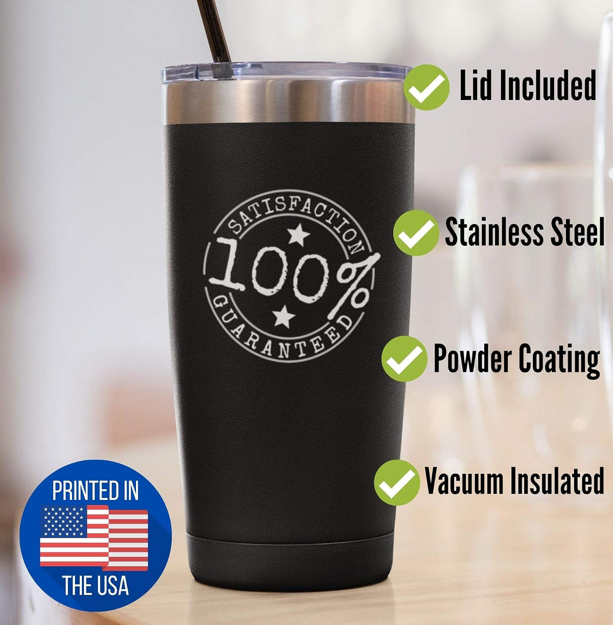 Keep Calm And Let The Hotel Desk Clerk Handle It Tumbler Funny Coworker Gift Office Gag Insulated Cup With Lid Black 30 Oz