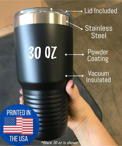 Keep Calm And Let The Hotel Desk Clerk Handle It Tumbler Funny Coworker Gift Office Gag Insulated Cup With Lid Black 30 Oz
