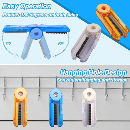 4 in 1 Cup Lid Gap Cleaning Brush Kit,3 Pack