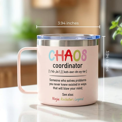 Administrative Professional Day Gifts, 14oz Insulated Coffee Mug with Lid, Administrative Assistant Gifts for Women Men, Thank You Gift For Women, Office Appreciation Stainless Steel Travel Cup