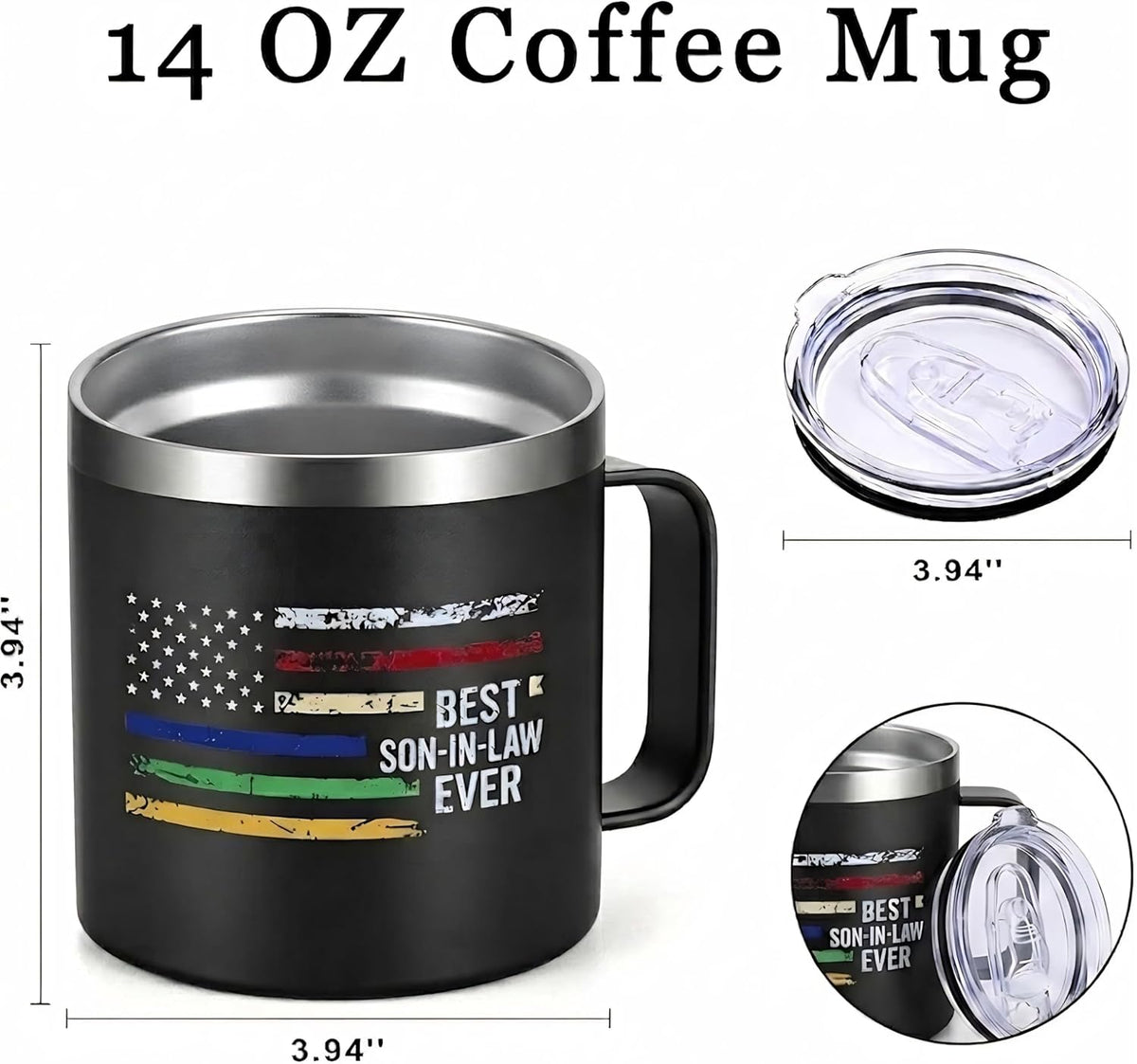 Administrative Professional Day Gifts, 14oz Insulated Coffee Mug with Lid, Administrative Assistant Gifts for Women Men, Thank You Gift For Women, Office Appreciation Stainless Steel Travel Cup