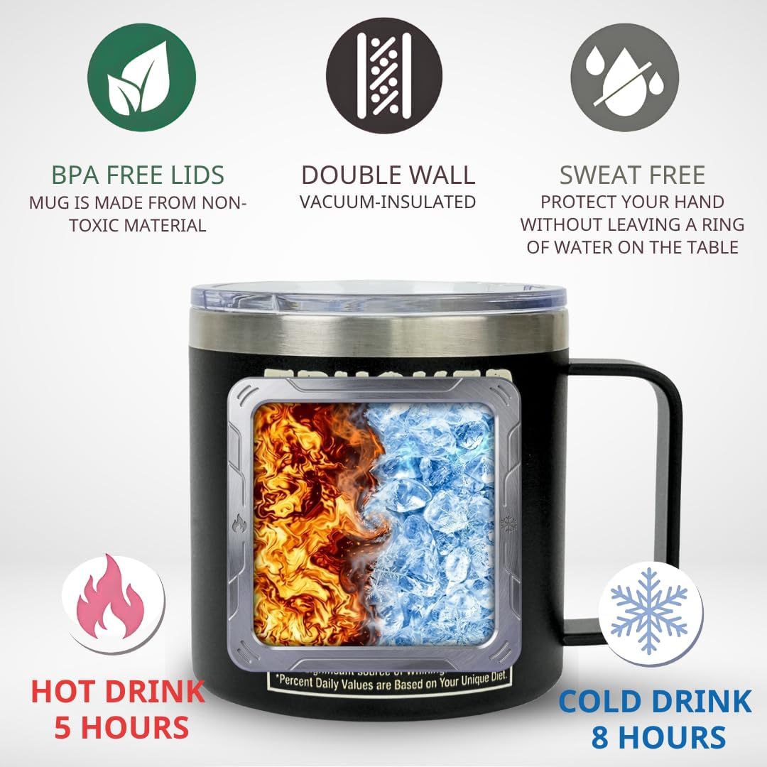Administrative Professional Day Gifts, 14oz Insulated Coffee Mug with Lid, Administrative Assistant Gifts for Women Men, Thank You Gift For Women, Office Appreciation Stainless Steel Travel Cup