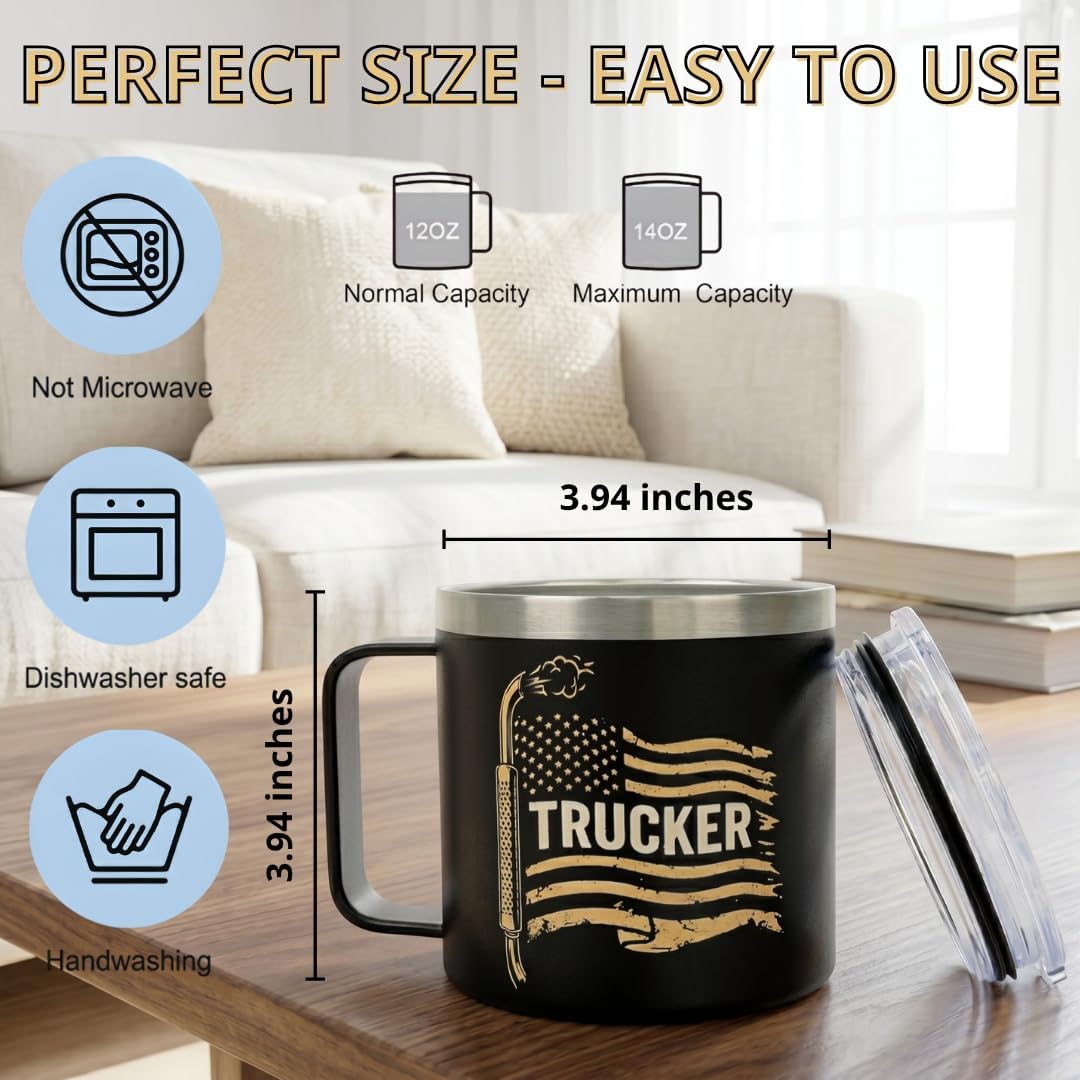 Administrative Professional Day Gifts, 14oz Insulated Coffee Mug with Lid, Administrative Assistant Gifts for Women Men, Thank You Gift For Women, Office Appreciation Stainless Steel Travel Cup