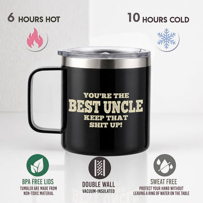 Administrative Professional Day Gifts, 14oz Insulated Coffee Mug with Lid, Administrative Assistant Gifts for Women Men, Thank You Gift For Women, Office Appreciation Stainless Steel Travel Cup