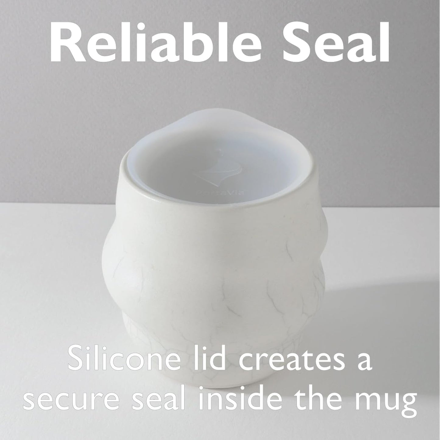 Reusable, Dishwasher-Safe Silicone Lid for Coffee Cups and Mugs | Take Your Favorite Cup/Mug/Tumbler To-Go - This Lid fits drinkware with 3” to 3¼” Inside Diameter - Medium Size, Black