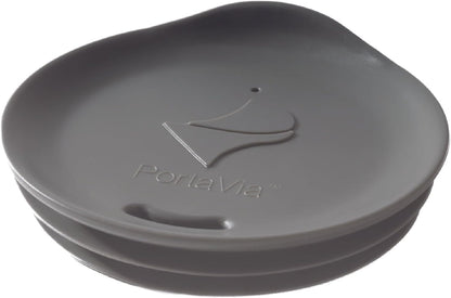 Reusable, Dishwasher-Safe Silicone Lid for Coffee Cups and Mugs | Take Your Favorite Cup/Mug/Tumbler To-Go - This Lid fits drinkware with 3” to 3¼” Inside Diameter - Medium Size, Black