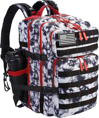 Military Tactical Backpack for Men and Women 45L Army 3 Days Assault Pack Bag Large Rucksack with Molle System Black