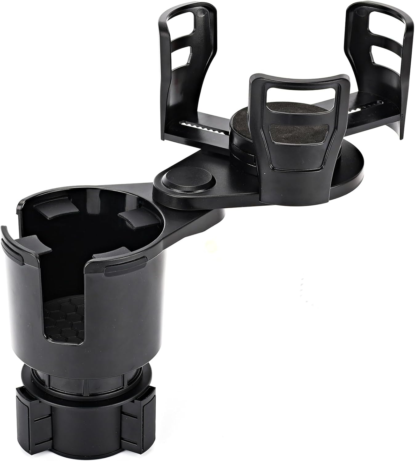 Universal 2 in 1 Car Cup Holder Expander with Adjustable Base, Fits Most Bottles