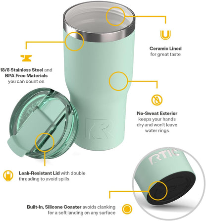20oz Essential Tumbler with Lid, Ceramic Lined, Orchid