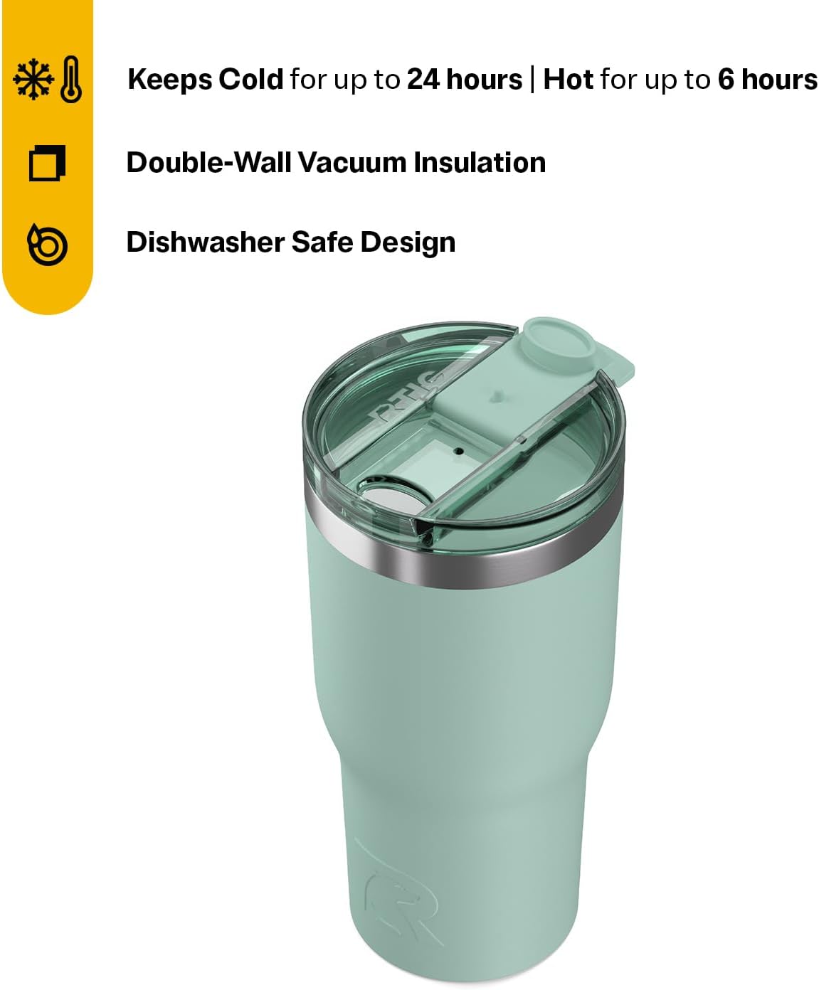 20oz Essential Tumbler with Lid, Ceramic Lined, Orchid