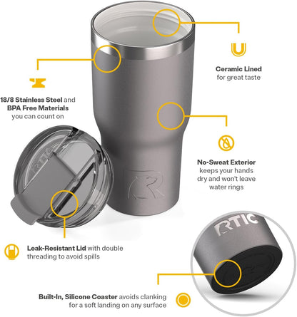 20oz Essential Tumbler with Lid, Ceramic Lined, Orchid