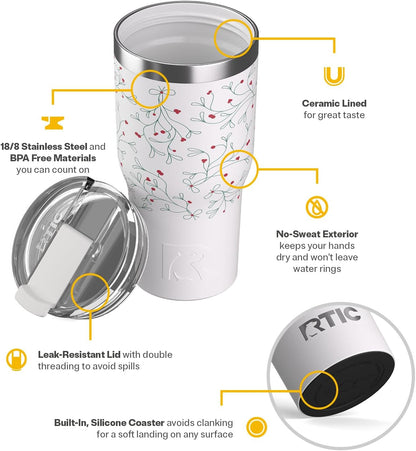 20oz Essential Tumbler with Lid, Ceramic Lined, Orchid