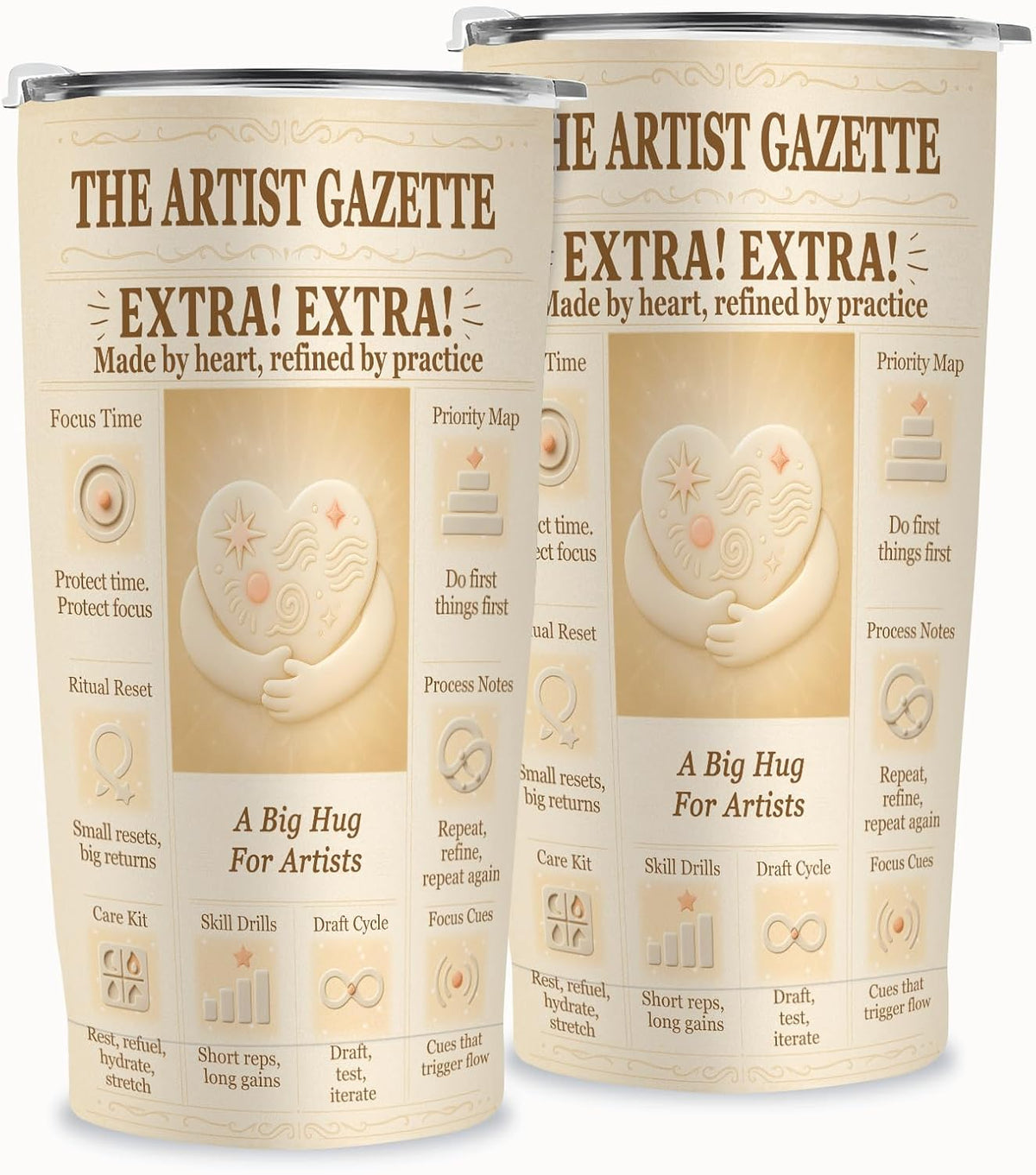 Engineer Gifts 20oz Insulated Tumbler, Newspaper-Inspired Blueprint & Circuit Design, Stainless Steel Travel Mug with Lid, for Men & Women, Students, Graduation, PE/EIT, Retirement, Appreciation